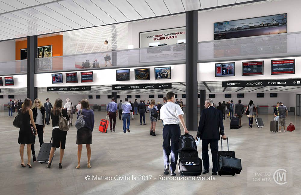 Render 3D (Aeroporto di Genova)